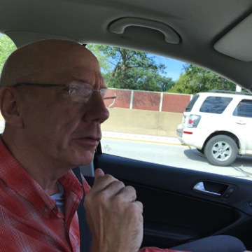 Rick Peckham driving us through the wilds of Ohio. Rick is an incredible musician and equally incredible educator. Rick Peckham driving us through the wilds of Ohio. Rick is an incredible musician and equally incredible educator.