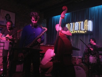 Me, Natalie Sued, Andrew Bergmann, Gustavo Nandayapa at Jazzatlan, Mexico City, October 2019 Me, Natalie Sued, Andrew Bergmann, Gustavo Nandayapa at Jazzatlan, Mexico City, October 2019
