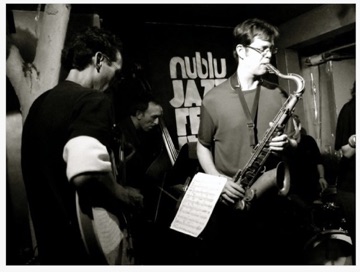With Don Falzone, Donny McCaslin (forget who played drums) at NuBlu jazz festival around 2008 With Don Falzone, Donny McCaslin (forget who played drums) at NuBlu jazz festival around 2008