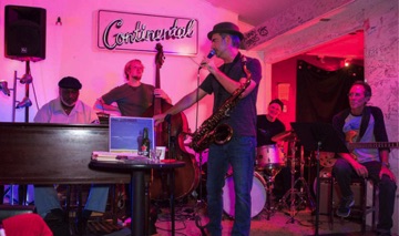 With Elias Haslanger at the Continental Club Gallery With Elias Haslanger at the Continental Club Gallery