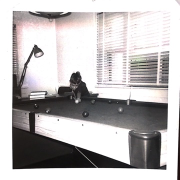 Me playing pool when I was about 10 or 11 Me playing pool when I was about 10 or 11